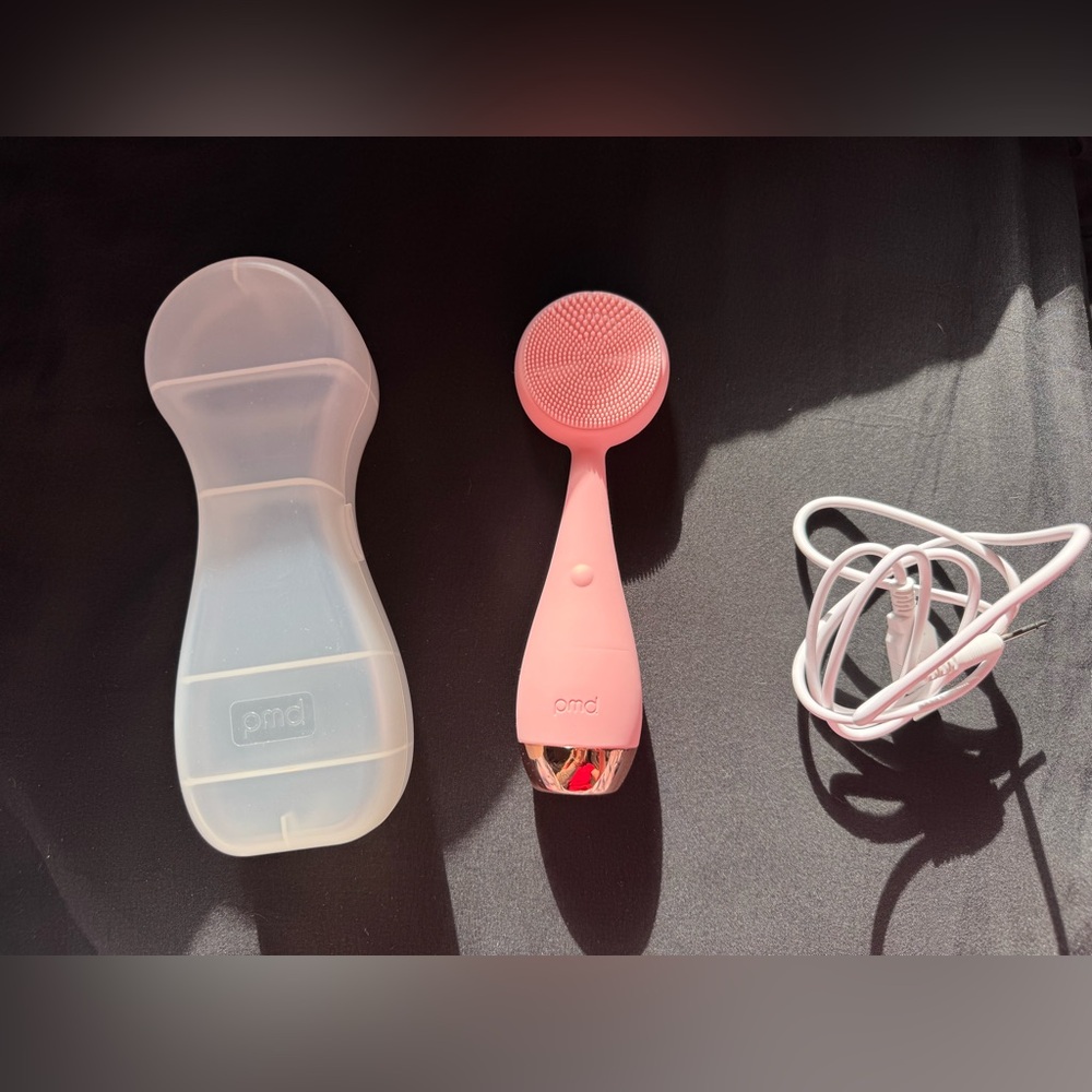 PMD Clean Pro rose quartz smart facial cleaning brush